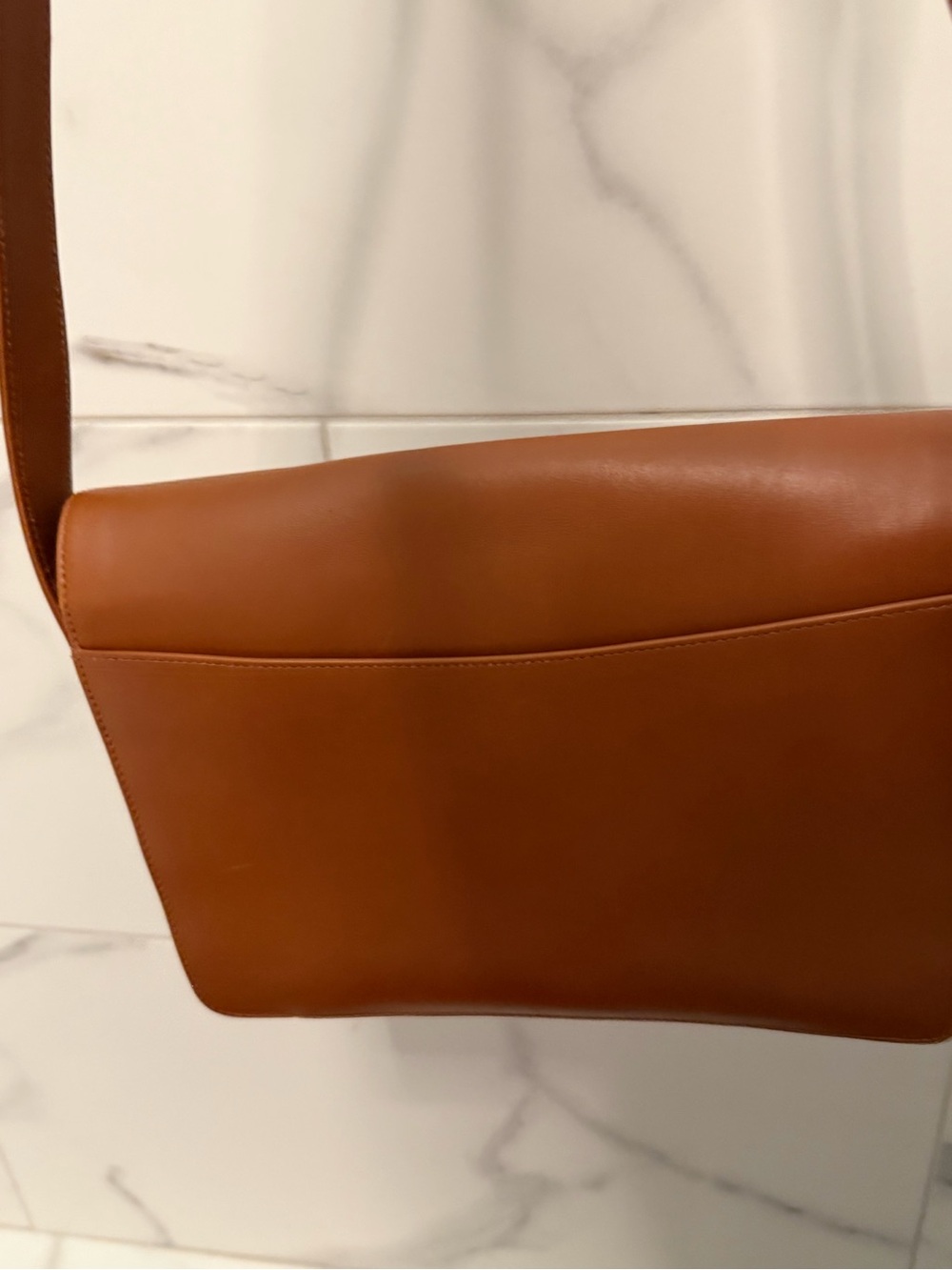 Everyday Leather Crossbody Bag in Brown - Picture 9 of 14